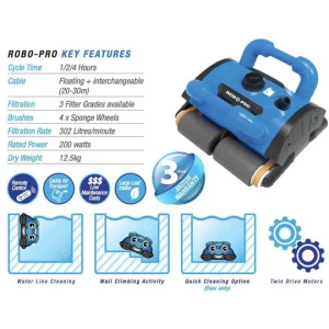 Alternative view of Robo-Tek Robo-Pro Robotic Pool Cleaner